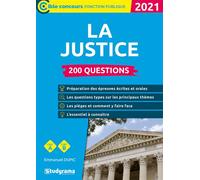 La justice et son organisation 2021 200 questions - Emmanuel Dupic - Studyrama Eds - broché - Scolaire / Universitaire