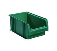 LA-KA-PE Boîte de rangement à ouverture frontale PLK L330xl213xH150mm PP verte