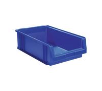 LA-KA-PE Boîte de rangement à ouverture frontale PLK L500xl315xH150mm PP bleue