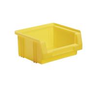 LA-KA-PE Boîte de rangement à ouverture frontale PLK L90xl102xH50mm PP jaune
