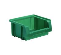 LA-KA-PE Boîte de rangement à ouverture frontale PLK L90xl102xH50mm PP verte