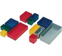 LA KA PE Boîte d'insertion verte L108xl108xH63mm pour boîtes d'assortiment PS 25 pcs. / UV - E63-3