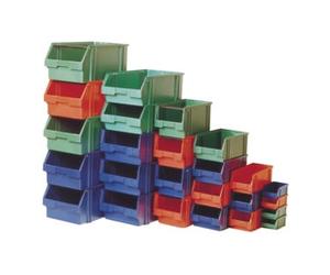 LA-KA-PE Boîtes de rangement ouvertes L460/425xl306xH230mm PS bleu LA-KA-PE Quantité:8