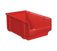 LA-KA-PE Boîtes de rangement ouvertes L462/423xl306xH201mm PS rouge LA-KA-PE Quantité:8
