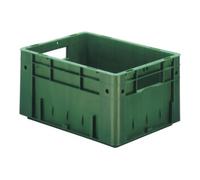 LA-KA-PE Conteneur de transport gerbable L400xl300xH210mm rouge PP charge lourde poignée Quantité:1