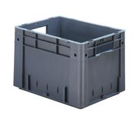 LA-KA-PE Conteneur de transport gerbable L400xl300xH270mm bleu PP charge lourde poignée Quantité:1