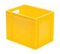 LA-KA-PE Conteneur de transport gerbable L400xl300xH320mm bleu PP poignée traversante par Quantité:1