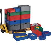 LA-KA-PE Conteneur de transport gerbables L600xl400xH270 mm ( 9000449386 )