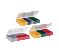 LA-KA-PE LA-KA-PE Boîte à assortiment avec couvercle L307xP225xH50 mm avec 3 compartiments Quantité:1