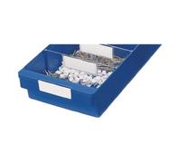 LA-KA-PE LA-KA-PE Étiquette blanche pour boîte à petites pièces B93 mm VE 16 pcs Quantité:1