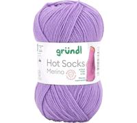 La laine à chaussettes Hot Socks Merino de Gründl - poids 50g, longueur de fil 200m, taille d'aiguille 2,5-3, lavable, idéal pour les pulls, les chaussettes Couleur 03