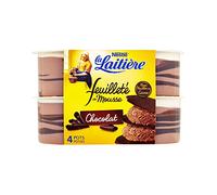 La Laitière Feuilleté de Mousse Chocolat 4 x 57 g
