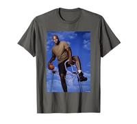 LA Lakers Shaquille O'Neal Ballon de Basketball NBA par Michael Grecco T-Shirt