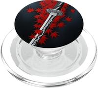 La Lame d'automne du Katana Japonais Laisse la Lame PopSockets PopGrip pour MagSafe