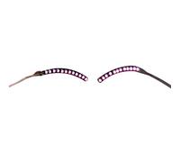 La lampe lumineuse de cil de LED, les faux cils de LED allument non greffer des lumières de nuit de cil de faux cils pour des boîtes de nuit de barres de partie (Rosâtre)