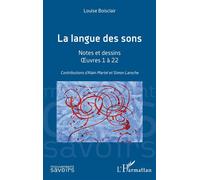Alain Martel – La langue des sons – Notes et dessins : Œuvres 1 à 22 – Essai – Broché