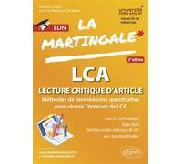 La LCA à l'EDN Méthode de biomédecine quantitative pour réussir l'épreuve de LCA - Université Paris Saclay - Ellipses - broché - Scolaire / Universitaire