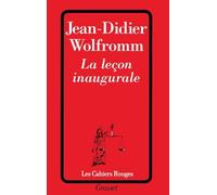 La Leçon inaugurale