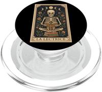La Lectrice Carte De Tarot Squelette Gothique Cadeau Lecture PopSockets PopGrip pour MagSafe