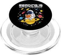 La Lecture, C'est Hors de ce Monde, Espace, Cadeaux pour Les Amateurs de Livres Amusants PopSockets PopGrip pour MagSafe