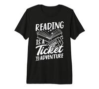 La Lecture, C'est Un Billet pour L'Aventure, la Lecture et L'Aventure T-Shirt Haut de Gamme