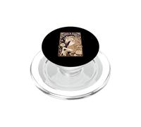 La Lecture de Licorne Art Nouveau est Un Graphique Floral Magique PopSockets PopGrip pour MagSafe