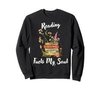 La lecture des carburants mon âme Amour de livres inspirants Sweatshirt