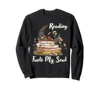 La lecture des carburants mon âme Amour de livres inspirants Sweatshirt