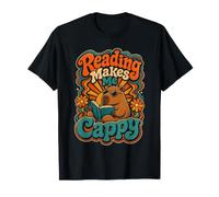 La Lecture d'un Amateur de Livres me Rend Heureuse, lectrice Capybara T-Shirt