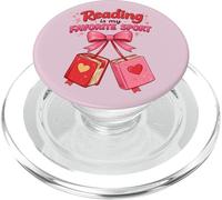 La Lecture en Coquette est Mon Sport préféré pour Les Amateurs de Livres Mignons PopSockets PopGrip pour MagSafe