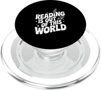 La Lecture est Hors de ce Monde ! Amateur de Livres sur l'espace PopSockets PopGrip pour MagSafe