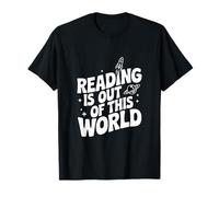 La Lecture est Hors de ce Monde ! Amateur de Livres sur l'espace T-Shirt