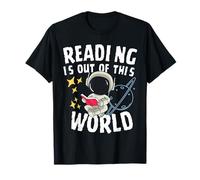 La lecture est hors de ce monde, l'espace, l'amateur de livres drôles T-Shirt