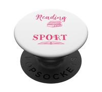 La Lecture est Mon Amateur de Livres de Sport préféré | Bookworm Reader PopSockets PopGrip Adhésif