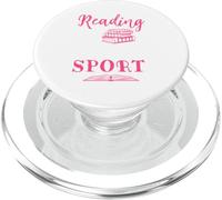 La Lecture est Mon Amateur de Livres de Sport préféré | Bookworm Reader PopSockets PopGrip pour MagSafe