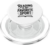 La Lecture est Mon Amateur de Livres de Sport préféré PopSockets PopGrip pour MagSafe