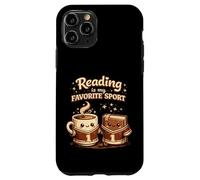 La Lecture est Mon café Sportif préféré, Amateur de Livres Amusants Coque pour iPhone 11 Pro