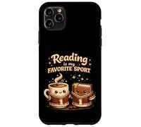 La Lecture est Mon café Sportif préféré, Amateur de Livres Amusants Coque pour iPhone 11 Pro Max