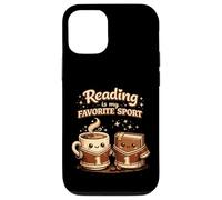 La Lecture est Mon café Sportif préféré, Amateur de Livres Amusants Coque pour iPhone 12/12 Pro