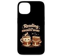 La Lecture est Mon café Sportif préféré, Amateur de Livres Amusants Coque pour iPhone 13