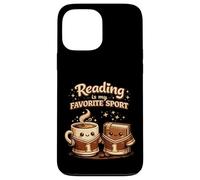La Lecture est Mon café Sportif préféré, Amateur de Livres Amusants Coque pour iPhone 13 Pro Max