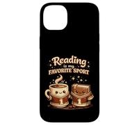La Lecture est Mon café Sportif préféré, Amateur de Livres Amusants Coque pour iPhone 14 Plus