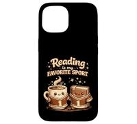 La Lecture est Mon café Sportif préféré, Amateur de Livres Amusants Coque pour iPhone 15