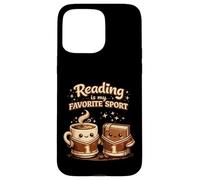 La Lecture est Mon café Sportif préféré, Amateur de Livres Amusants Coque pour iPhone 15 Pro Max