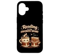 La Lecture est Mon café Sportif préféré, Amateur de Livres Amusants Coque pour iPhone 16