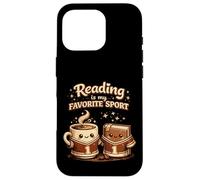 La Lecture est Mon café Sportif préféré, Amateur de Livres Amusants Coque pour iPhone 16 Pro