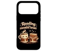 La Lecture est Mon café Sportif préféré, Amateur de Livres Amusants Coque pour iPhone 17 Pro Max