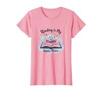 La Lecture est Mon Lieu de prédilection | Bookworm Magic T-Shirt, Femme, Rose, 3XL