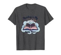 La Lecture est Mon Lieu de prédilection | Bookworm Magic T-Shirt, Homme, Chiné Foncé, 3XL