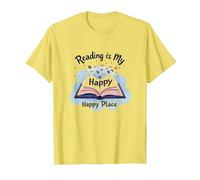 La Lecture est Mon Lieu de prédilection | Bookworm Magic T-Shirt, Homme, Citron, L